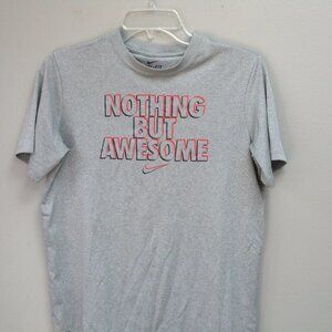 Boys Nike Dri Fit T Shirt Size XL Gray